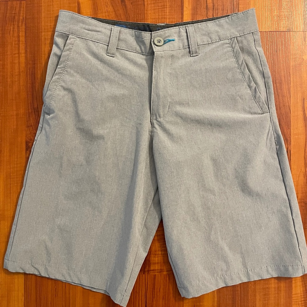 Reel Legend Boys Shorts Grey Size 14-16